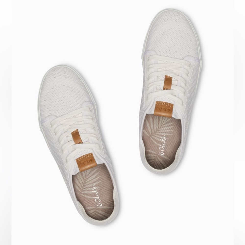 Olukai Pehuea Li women's convertible sneakers White slip-on low top shoes